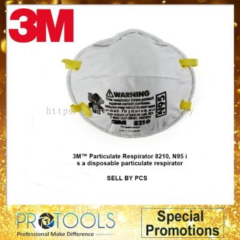 3M™ Particulate Respirator 8210, N95 (ONE PCS)