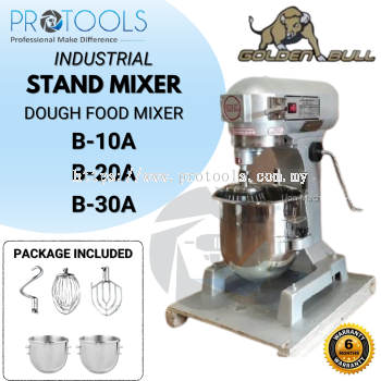 GOLDEN BULL INDUSTRIAL MIXER | UNIVERSAL FLOUR MIXER | DOUGH MIXER | B-10A (10L), B-20A (20L), B-30A (30L)