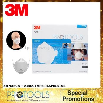 3M 9320A + Aura TMP2 Respirator