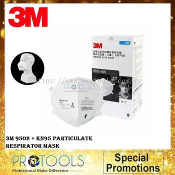 3M 9502 + KN95 Particulate Respirator Mask