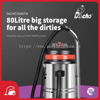 DACHO DV80TM INDUSTRIAL WET & DRY VACUUM CLEANER 80L 3000W