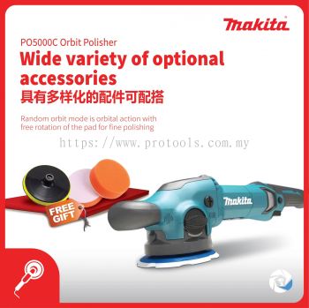 MAKITA PO5000C 125mm (6") RANDOM ORBIT POLISHER