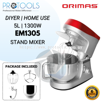 ORIMAS EM1305 STAND MIXER 5L