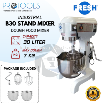 iFRESH B30 FOOD STAND MIXER (30L) | HEAVY DUTY COMMERCIAL MIXER