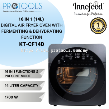 INNOFOOD 16 IN 1 (14L)  DIGITAL AIR FRYER OVEN WITH FERMENTING & DEHYDRATING FUNCTION KT-CF14D