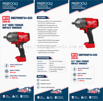 Milwaukee M18 ONEFHIWF34-0X0