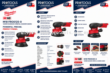 M18 FUEL™ 125mm Random Orbital Sander (Bare Tool)