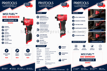 M12 FUEL™ Right Angle Die Grinder (Bare Tool)