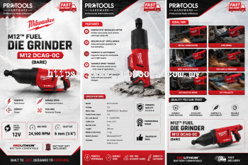 Milwaukee M12 DCAG-0C
