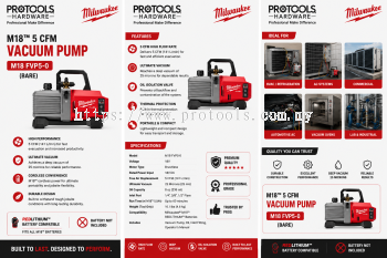 Milwaukee M18 FVP5-0