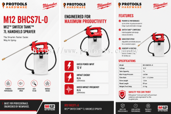 Milwaukee M12 BHCS7L-0