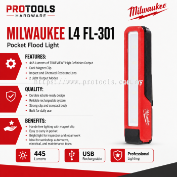 Milwaukee L4 FL-301