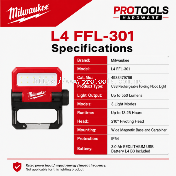 Milwaukee L4 FFL-301