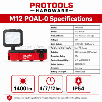 Milwaukee M12 POAL-0