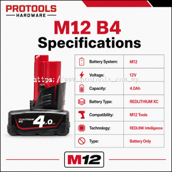 Milwaukee M12 B4