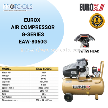 EUROX GOLD DIRECT DRIVE AIR COMPRESSOR