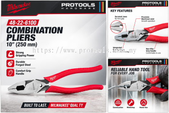 9" (230mm) Comfort Grip High Leverage Lineman's Pliers with Crimper