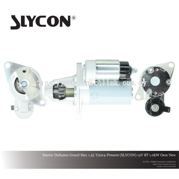 Starter Daihatsu Grand Max 1.5L Y2014-Present (SLYCON) 12V 8T 1.0kW Oem New