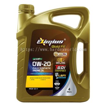 HARDEX EXIMIUS SQ GOLD FE FULLY SYNTHETIC ENGINE OIL SAE 0W-20