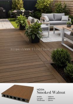 HD 04 - SMOKE WALNUT - WPC DECKING 