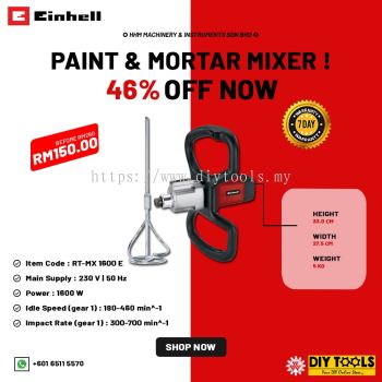 EINHELL Paint/Mortar Mixer RT-MX 1600 E