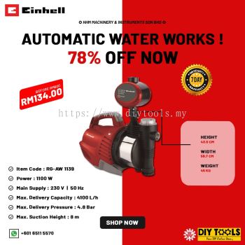 EINHELL Automatic Water Works RG-AW 1139