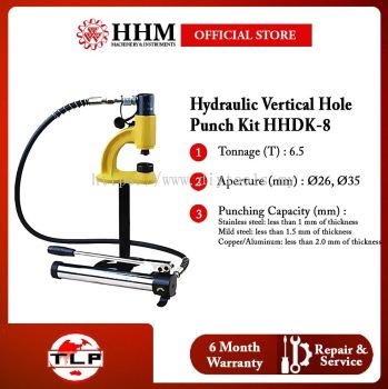 TLP HUANHU Hydraulic Vertical Hole Punch Kit (HHDK-8)