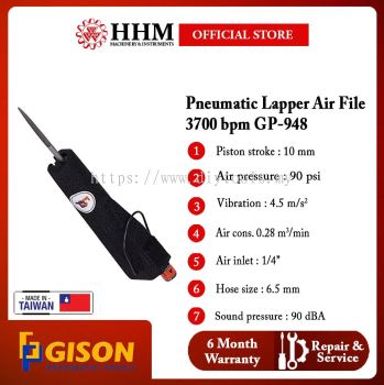 GISON Pneumatic Lapper Air File 3700 bpm (GP-948)