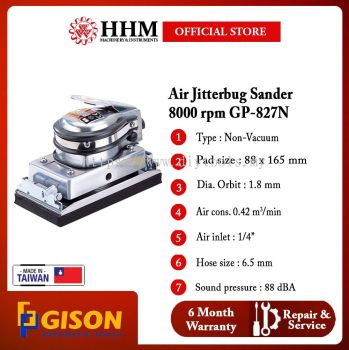 GISON Air Jitterbug Sander 88X165 mm, 8000 rpm, Non-Vacuum (GP-827N)