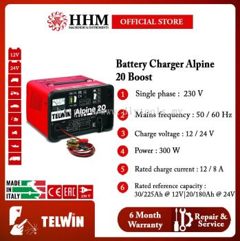 TELWIN Battery Charger Alpine 20 Boost