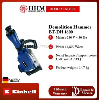 EINHELL Demolition Hammer (BT-DH 1600)