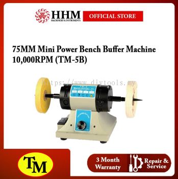 TM 75MM Mini Power Bench Buffer Machine 10,000RPM (TM-5B)