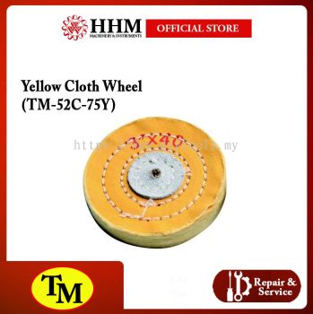 TM Yellow Cloth Wheel (TM-52C-75Y)