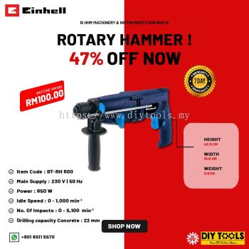 EINHELL Rotary Hammer (BT-RH 600)