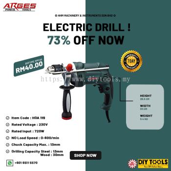 ARGES Electric Drill HDA 119