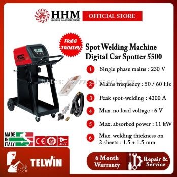 TELWIN Spot Welding Machine C Digital Car Spotter 5500 with Trolley 803074