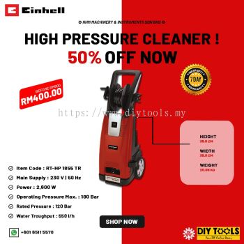 EINHELL High Pressure Cleaner RT-HP 1855 TR