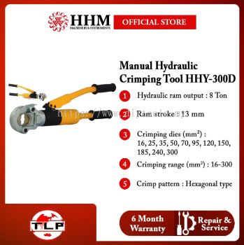 HUANHU Manual Hydraulic Crimping Tool HHY-300D