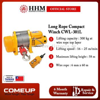 COMEUP Long Rope Compact Winch CWL-301L