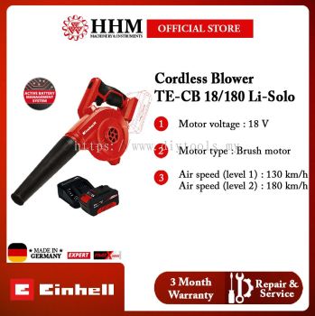 EINHELL Cordless Blower Set TE-CB 18/180 Li-Solo