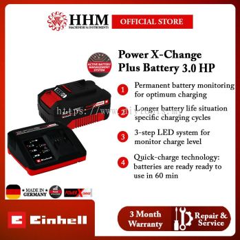 EINHELL Power-X-Change 18 V Starter-Kit (Battery Charger with 3 Ah Battery / Battery ONLY)