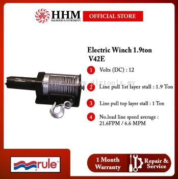 RULE Electric Winch 1.9ton V42E
