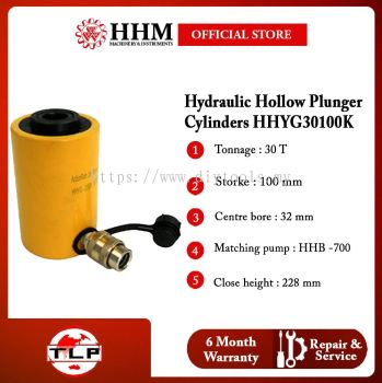 TLP HUANHU Hydraulic Hollow Plunger Cylinders HHYG30100K
