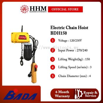 BADA Electric Chain Hoist (BDH150)