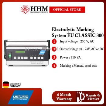 OSTLING MARKING Electrolytic Marking System EU CLASSIC 300