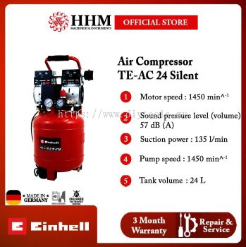EINHELL Silent Vertical Type Air Compressor TE-AC 24 SILENT