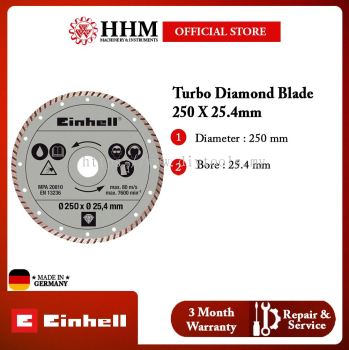 EINHELL Turbo Diamond Blade 250 x 25.4mm
