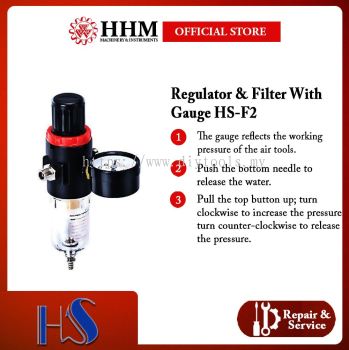HAOSHENG Regulator & Filter With Gauge (HS-F2)
