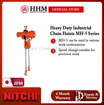NITCHI Heavy Duty Industrial Chain Hoists MH-5 Series