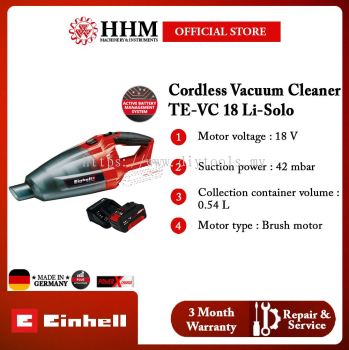 EINHELL Cordless Vacuum Cleaner (TE-VC 18Li SOLO)